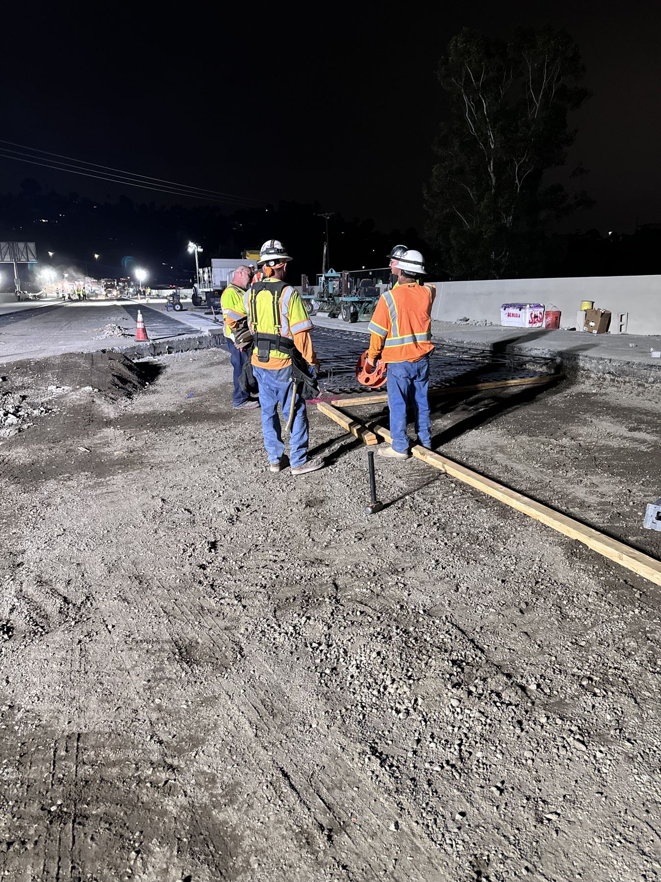 Rebar mat placement for structural concrete